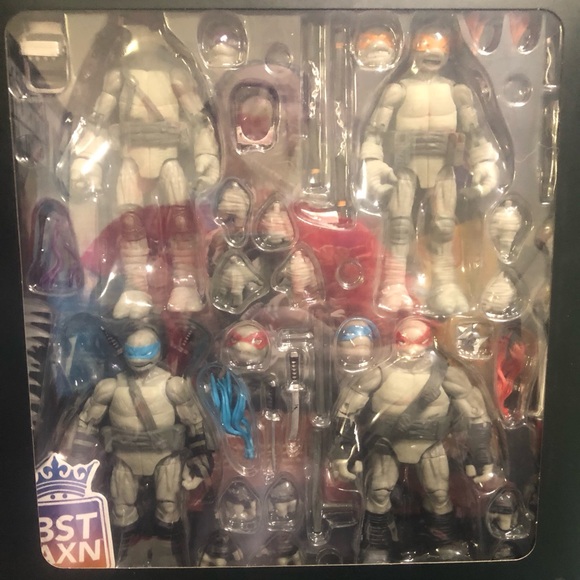 TEENAGE MUTANT NINJA TURTLES 4 FIGURE PACK NEW - Picture 2 of 8